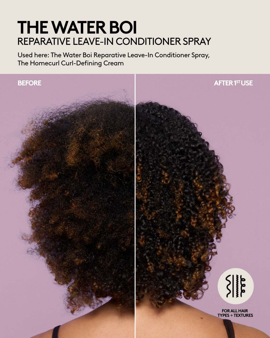 The Water Boi Reparative Leave-In Detangling Conditioner Spray