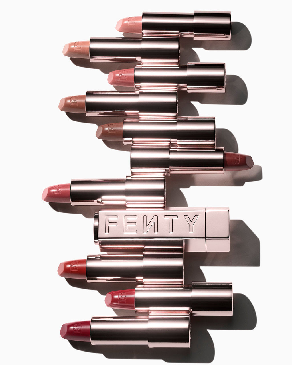 Fenty Icon The Case Semi-Matte Refillable Lipstick — Matte Black