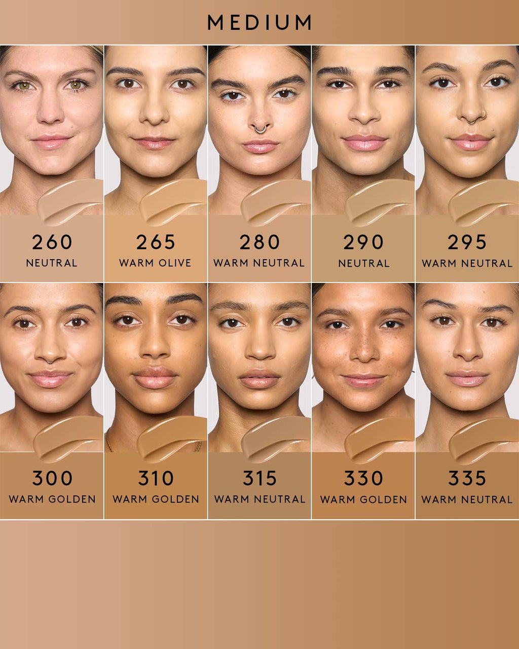 Soft'lit Naturally Luminous Longwear Foundation — 260