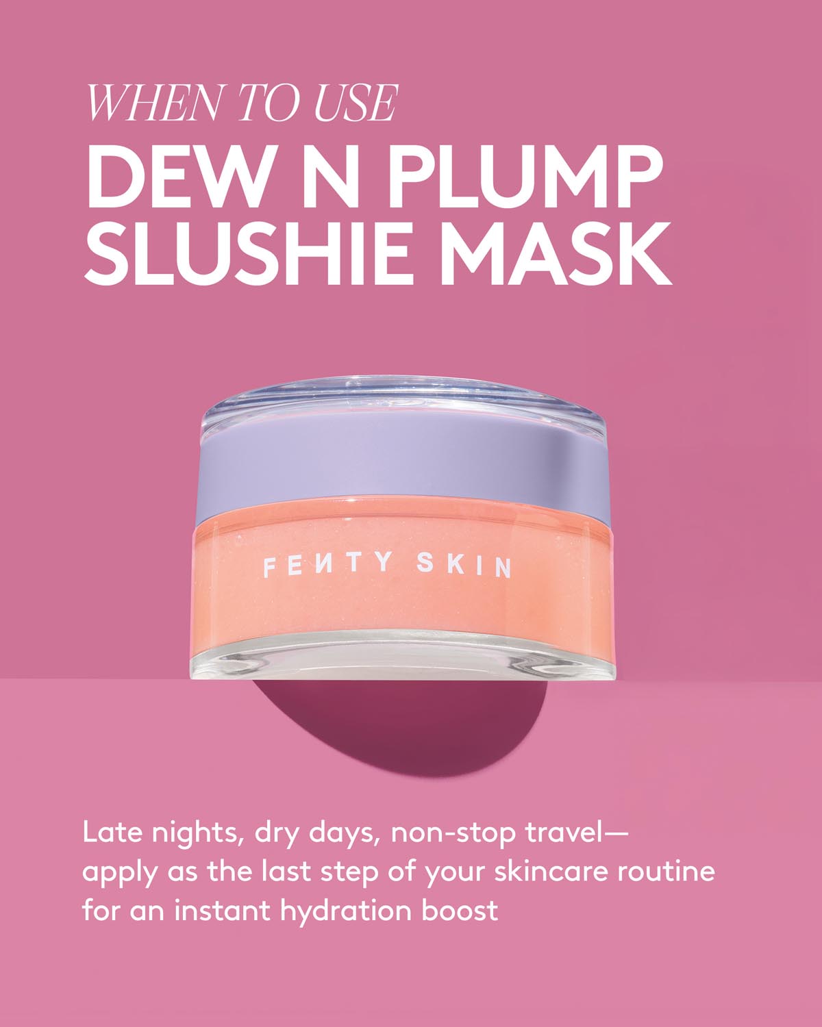 Dew N Plump Intense Hydration Slushie Overnight Face Mask
