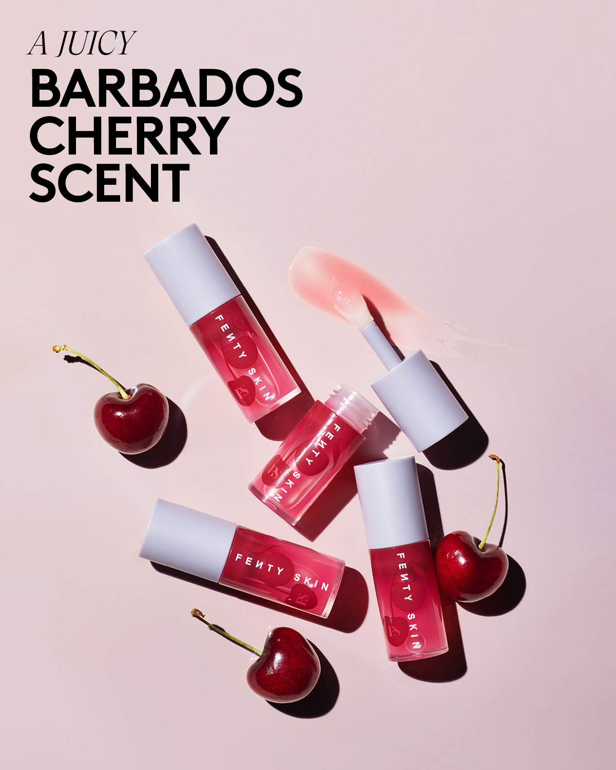 Fenty Treatz Hydrating + Strengthening Lip Oil — Barbados Cherry