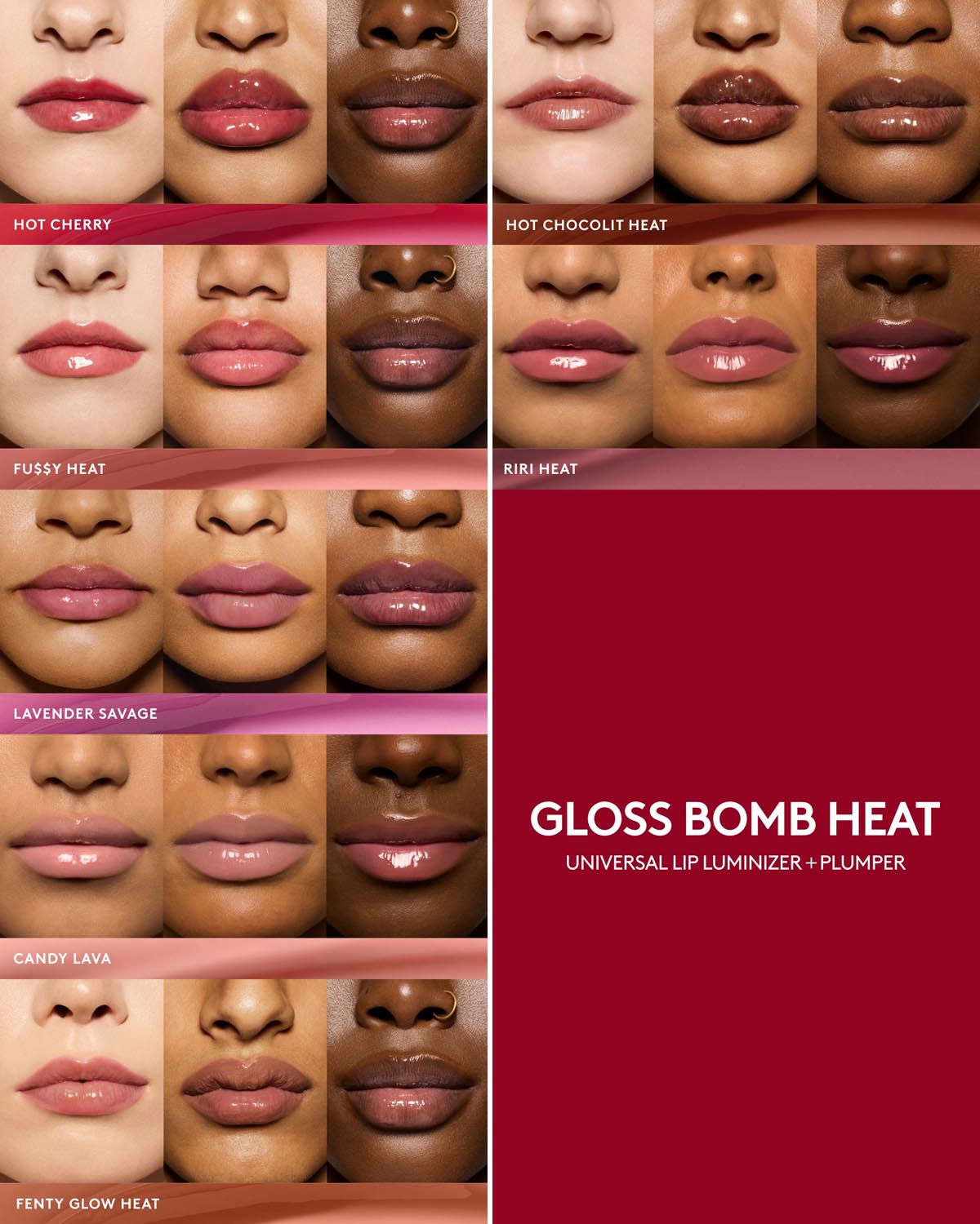 Gloss Bomb Heat Universal Lip Luminizer + Plumper — Purple Pepp'r
