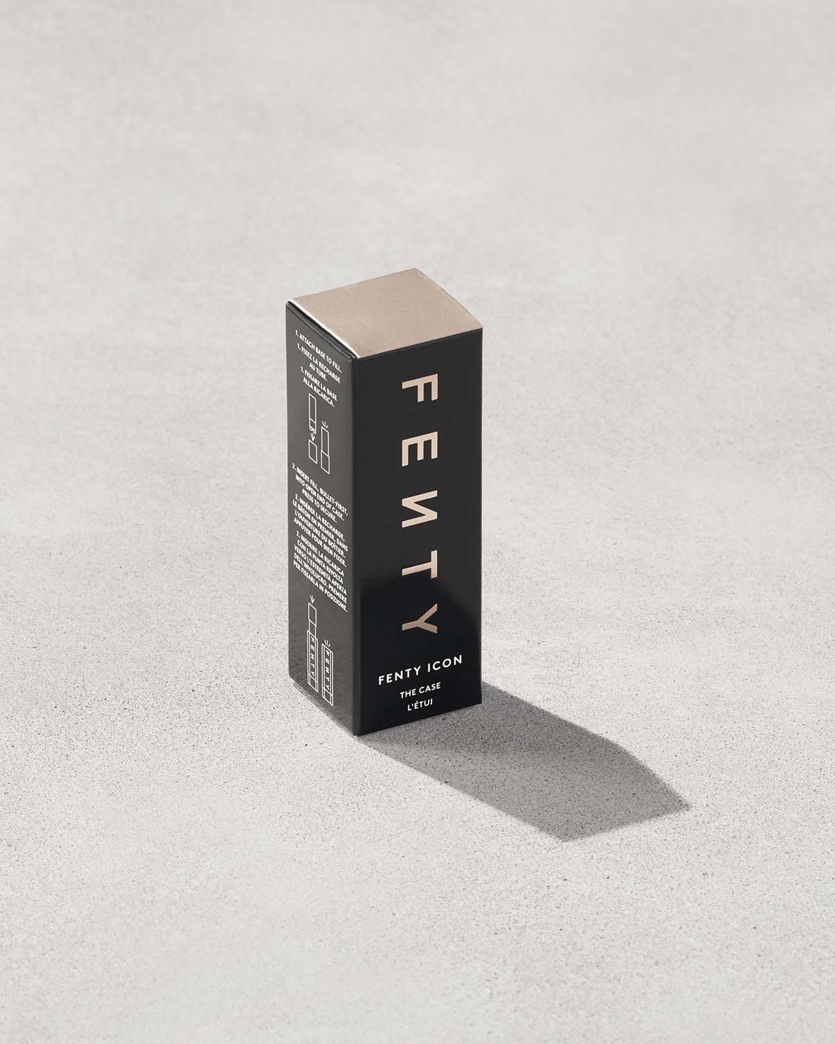 Fenty Icon The Case Semi-Matte Refillable Lipstick — Matte Black