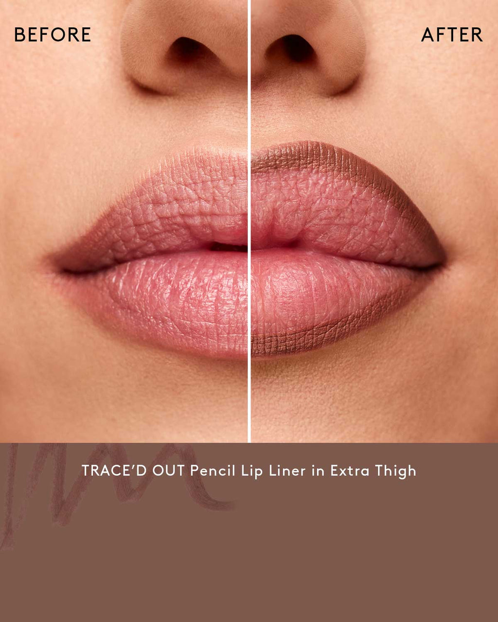 Trace'd Out Longwear Waterproof Pencil Lip Liner — Extra Thigh