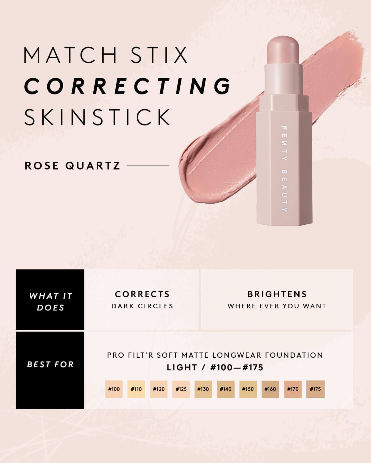 Match Stix Correcting Skinstick — Rose Quartz