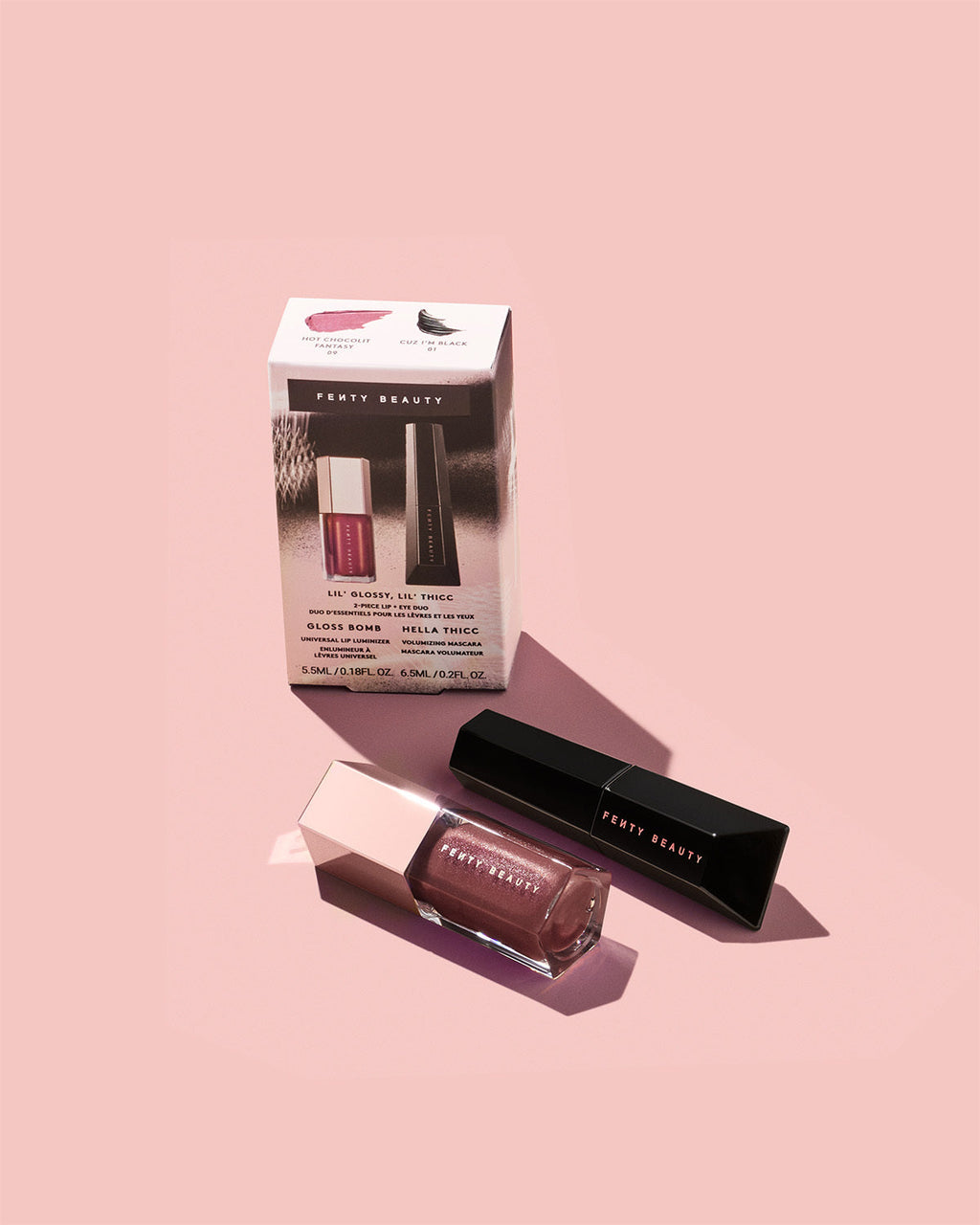 Lil' Glossy. Lil' Thicc 2-Piece Lip + Eye Duo